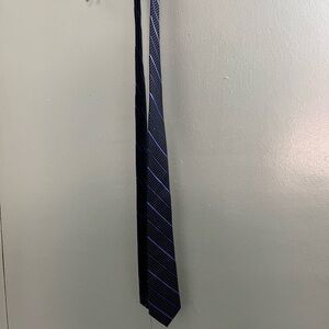 Michael Kors purple and Black Striped Tie #office